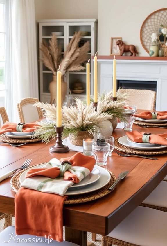 earthy neutral boho thanksgiving