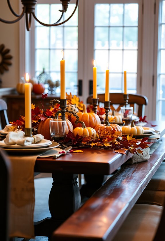 earthy warm rustic thanksgiving colors