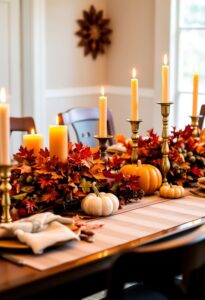eight signature thanksgiving candle arrangements