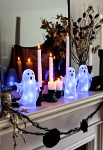 elegant ghost themed home decor