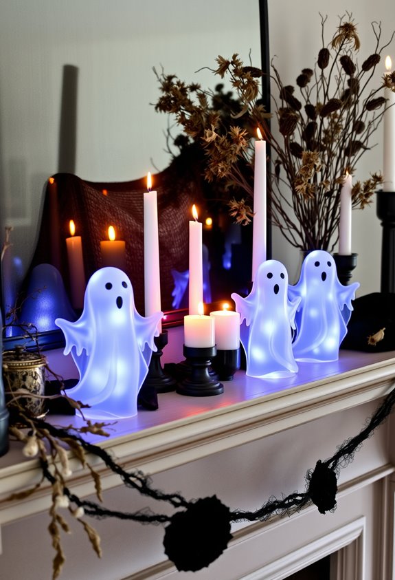 elegant ghost themed home decor