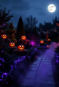 enchanted outdoor halloween decor