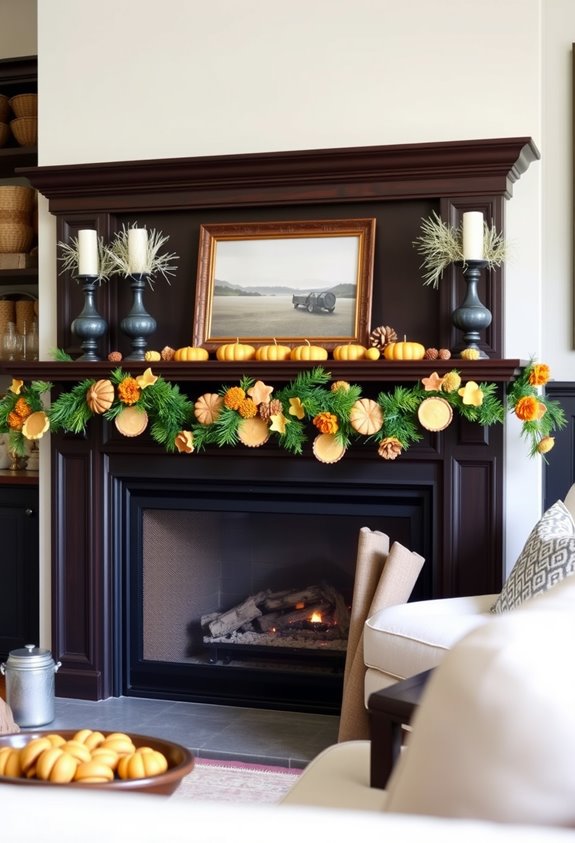 felt pie slice garland