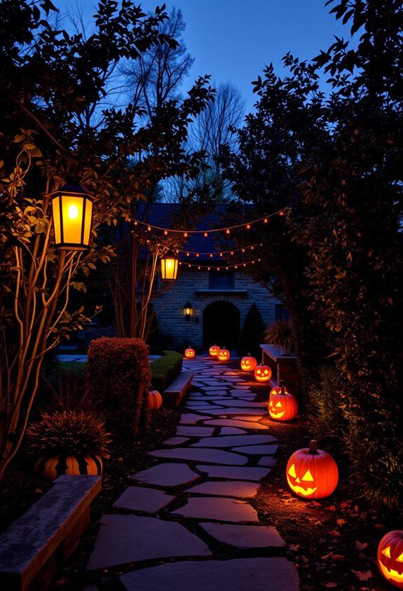 flameless outdoor pathway lighting