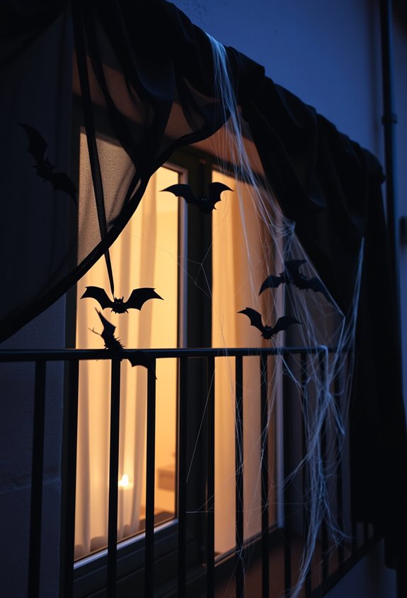 floating bats taut webs