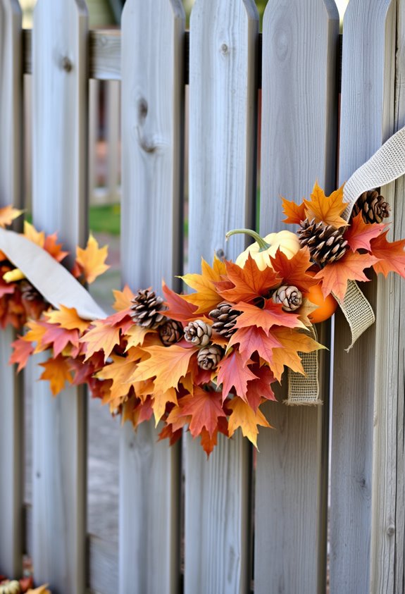 garland beyond front door