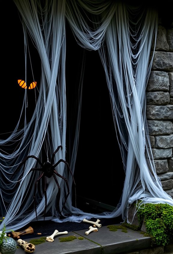 giant hairy spider lair