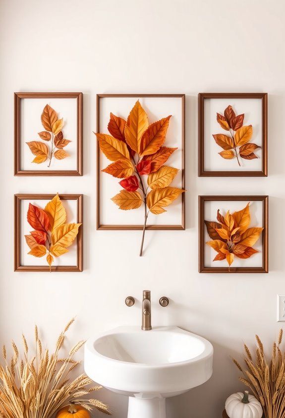 grateful print anchors small bathroom
