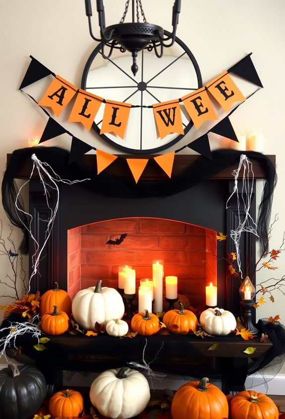 halloween banner and bunting