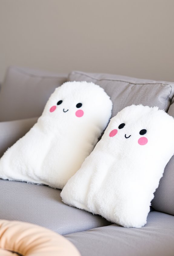 handmade friendly kawaii ghostpillows
