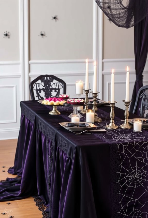 haunted layered monochrome linen atmosphere