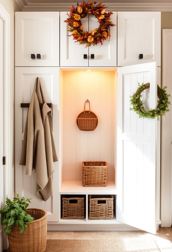 hide holiday clutter fast