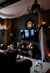 housewide spooky halloween decor