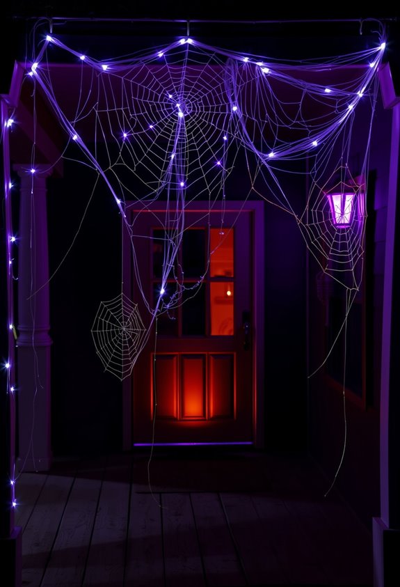 illuminate webs with concealed lights