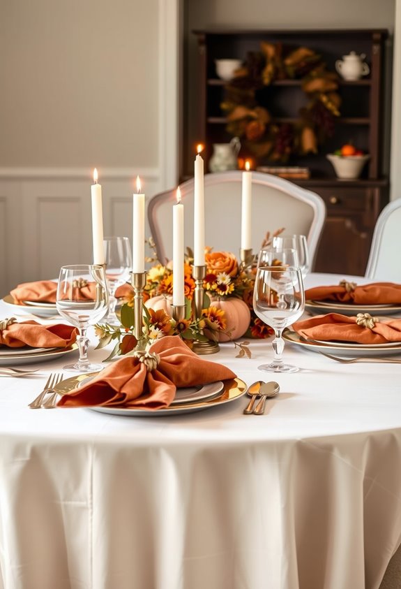 intentional coordinated washable autumn linens