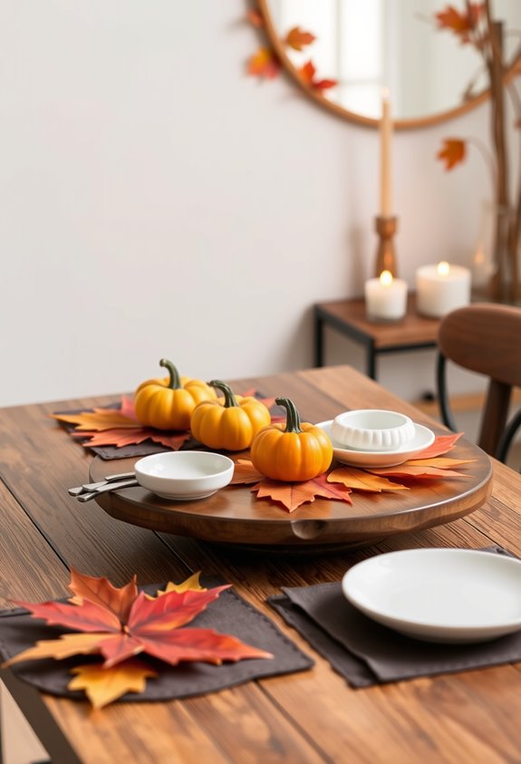 intentional miniature festive kids table