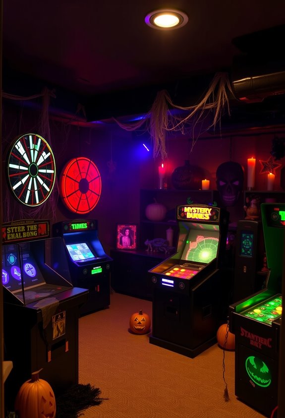 interactive haunted basement games