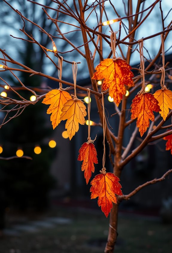interactive thankful branch display