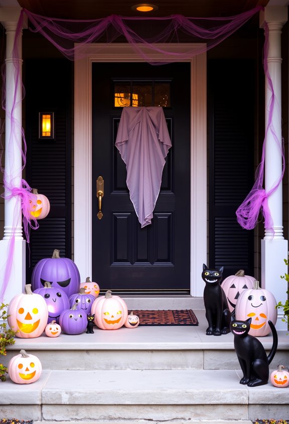 kawaii halloween porch focal point