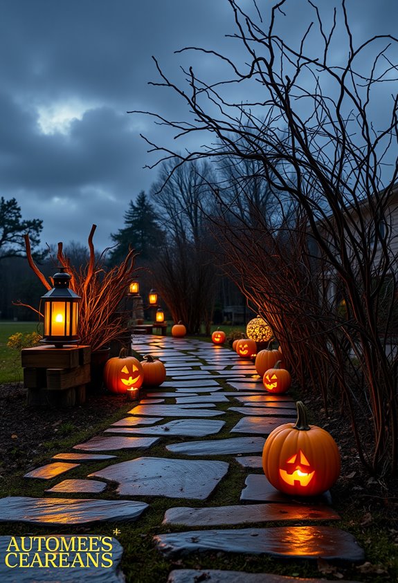 keep walkways clear spooky