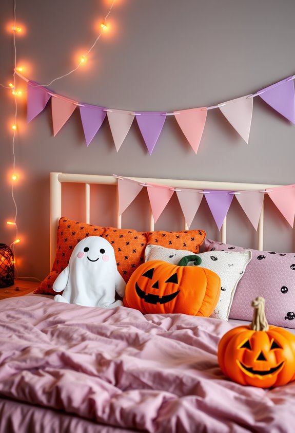 kid friendly whimsical halloween decor