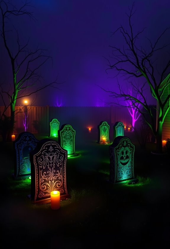 layered colored accent lighting