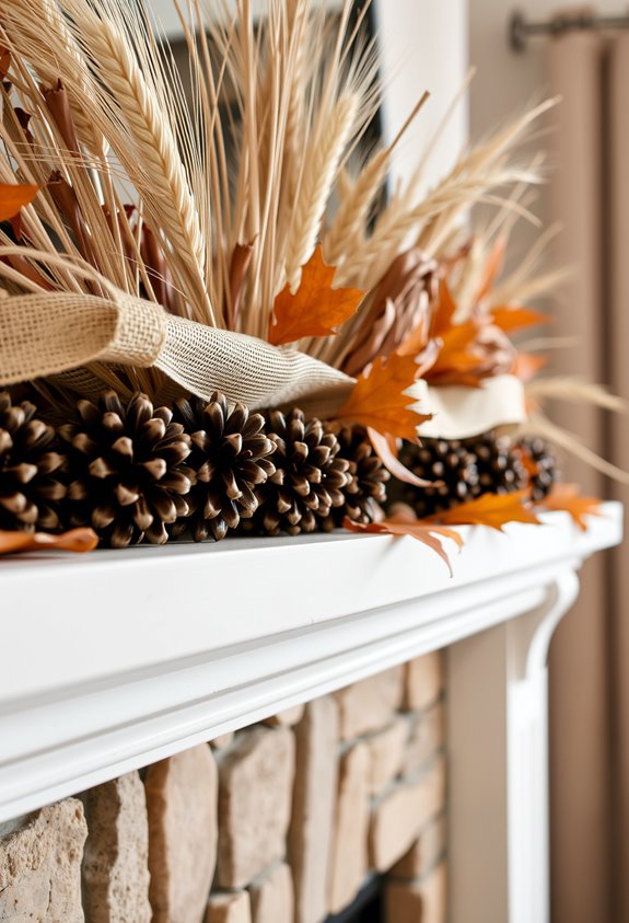 layered natural textures seasonal warmth