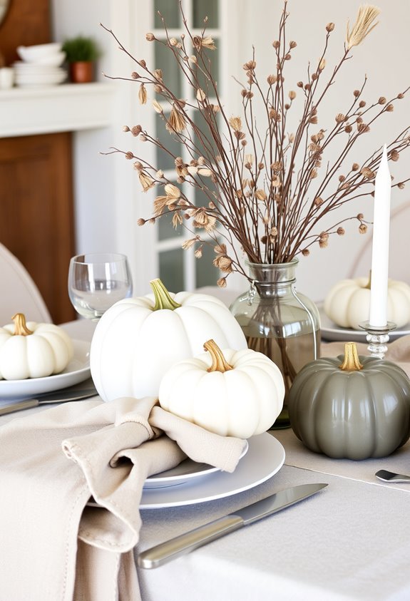 layered neutral textures with accent