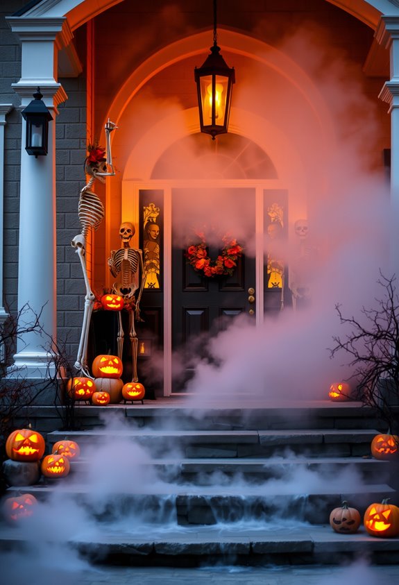layered vertical haunted entryway