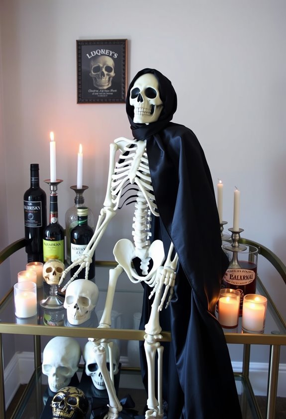 life size skeleton anchors barcart