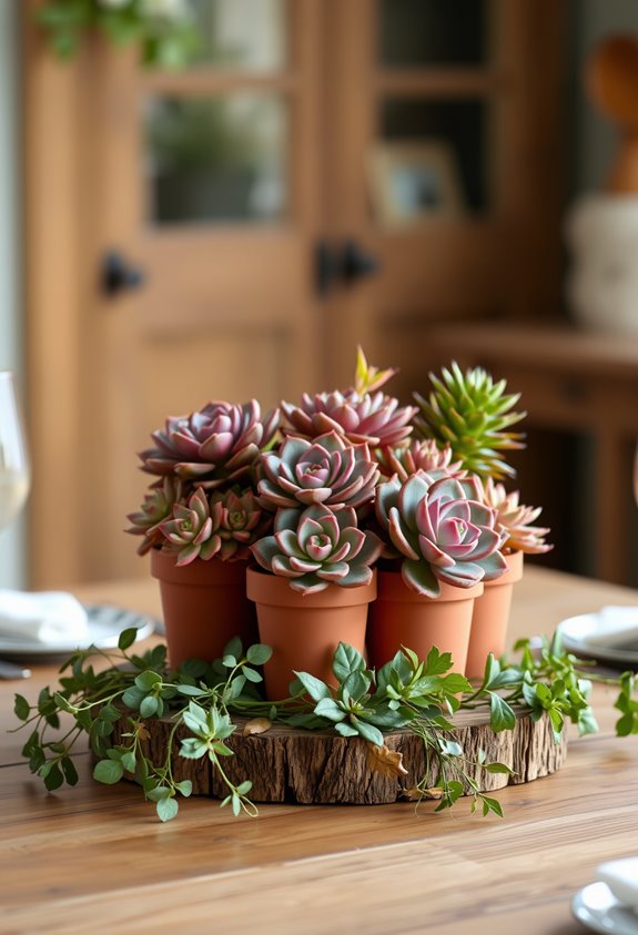 long lasting decorative holiday succulents