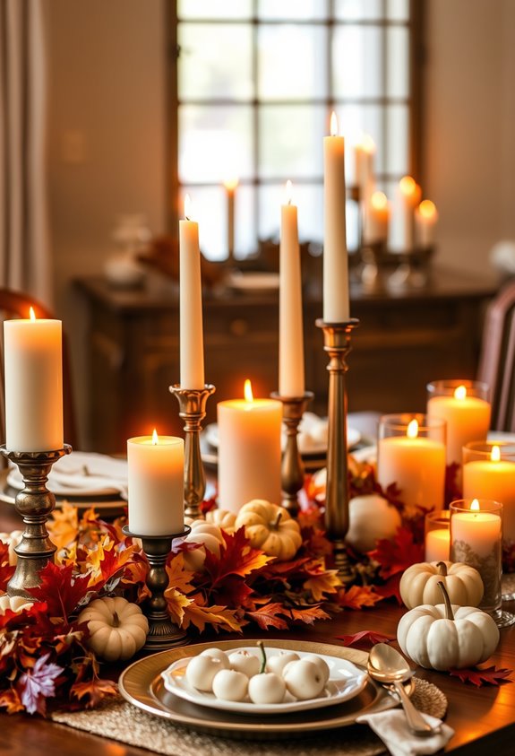 match candle style to table