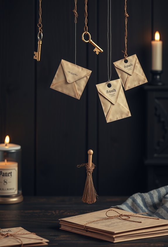 matte black suspended levitating props