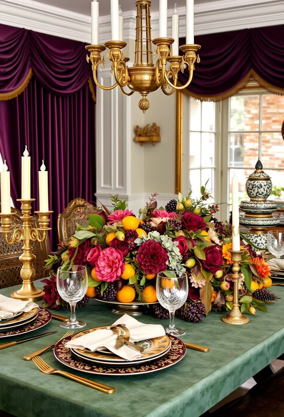 maximalist thanksgiving bold decor