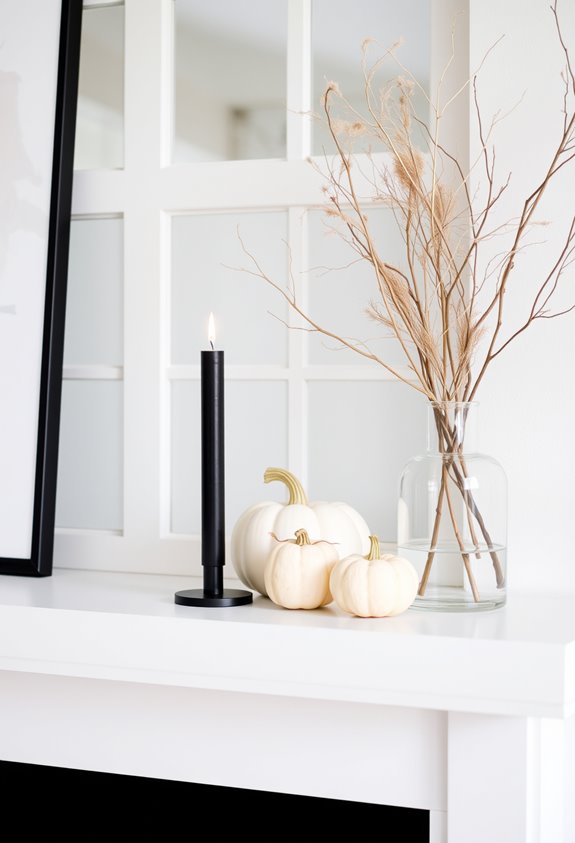 minimalist halloween subtle spooky decor