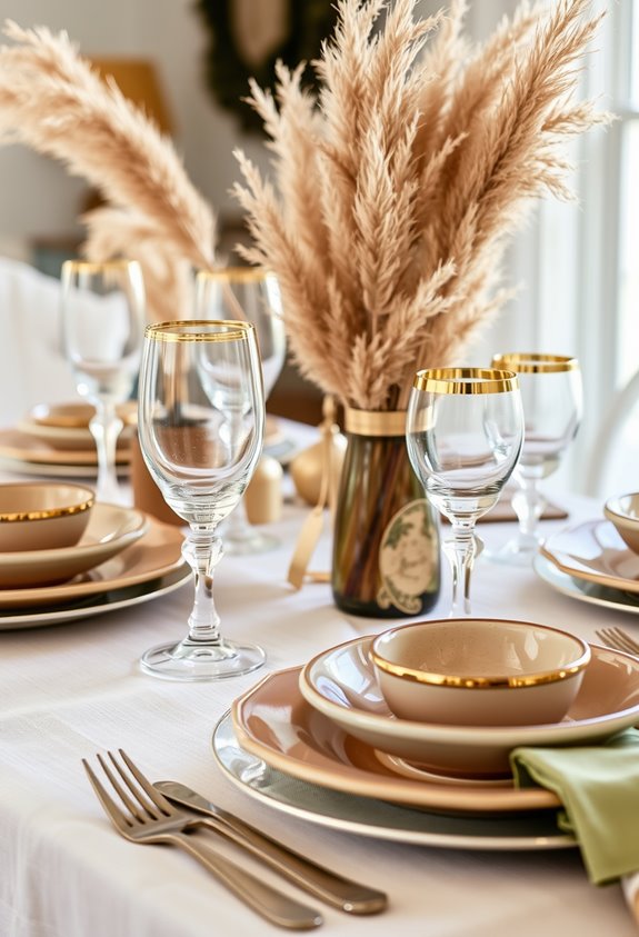 mismatched colored glassware plates