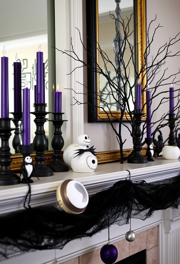 monochrome nightmare before christmas