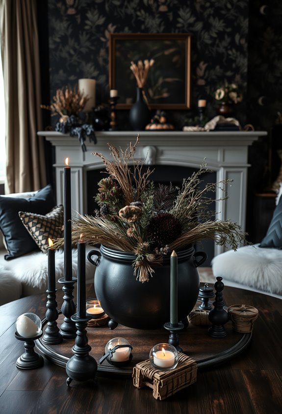moody witchy layered home