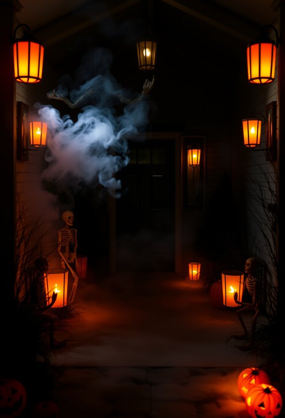 motion fog sound synchronized scare