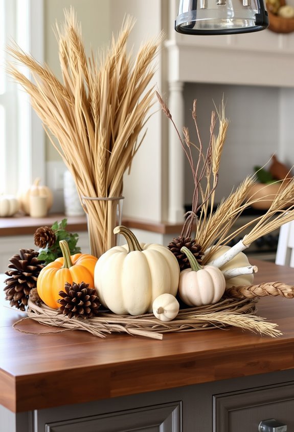 natural compostable thanksgiving decor