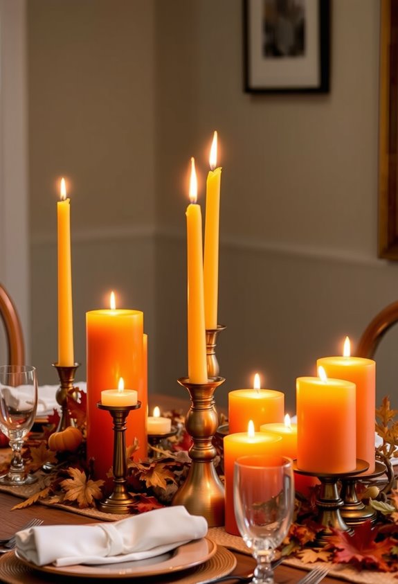 odd numbered layered candle heights