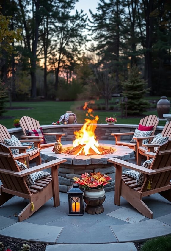 optimal fire pit seating distance