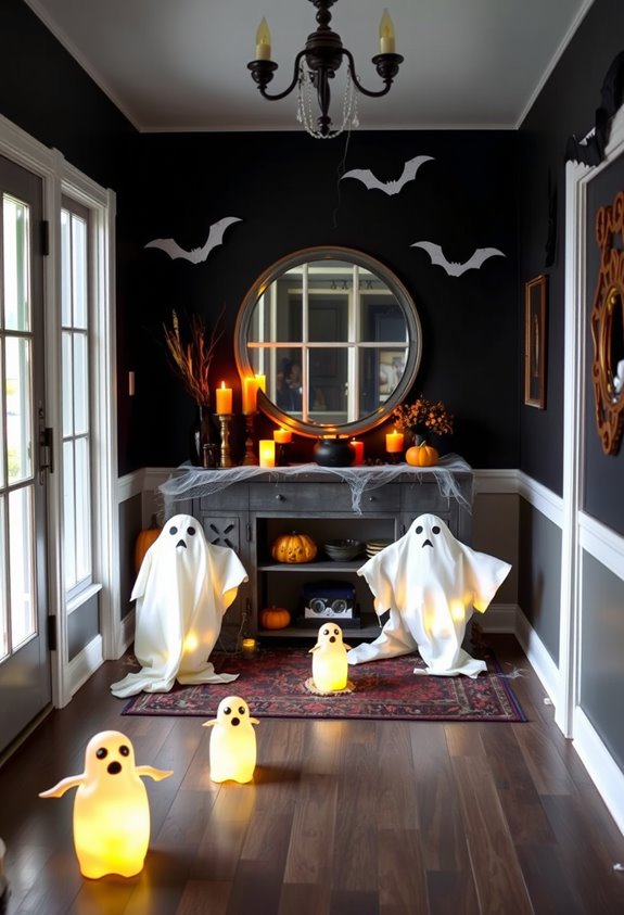 paper bat and ghost d cor