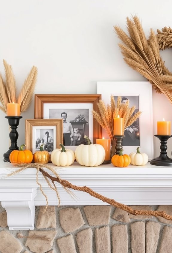 personalized mantel of gratitude