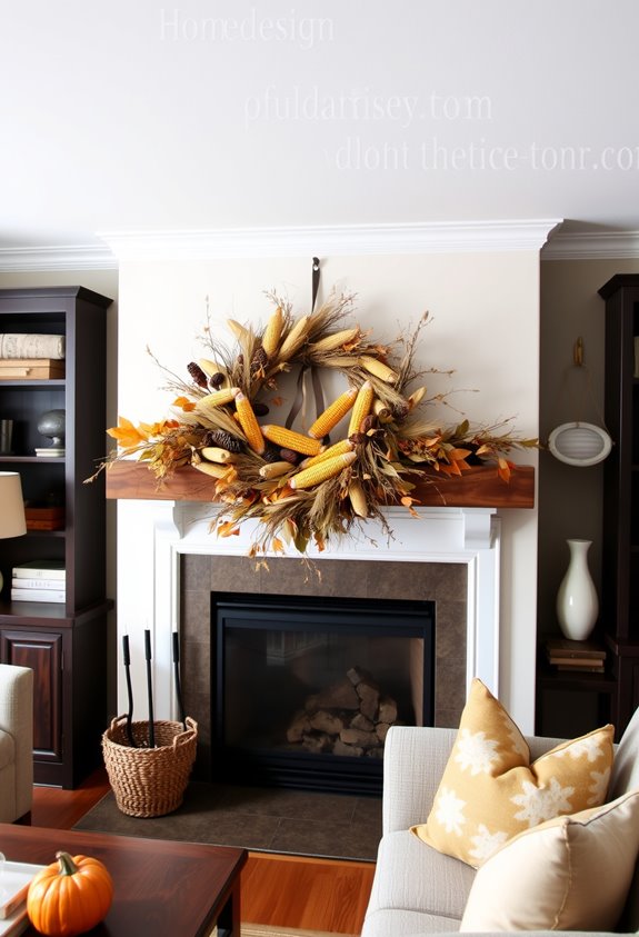 place wreaths in unexpected spots