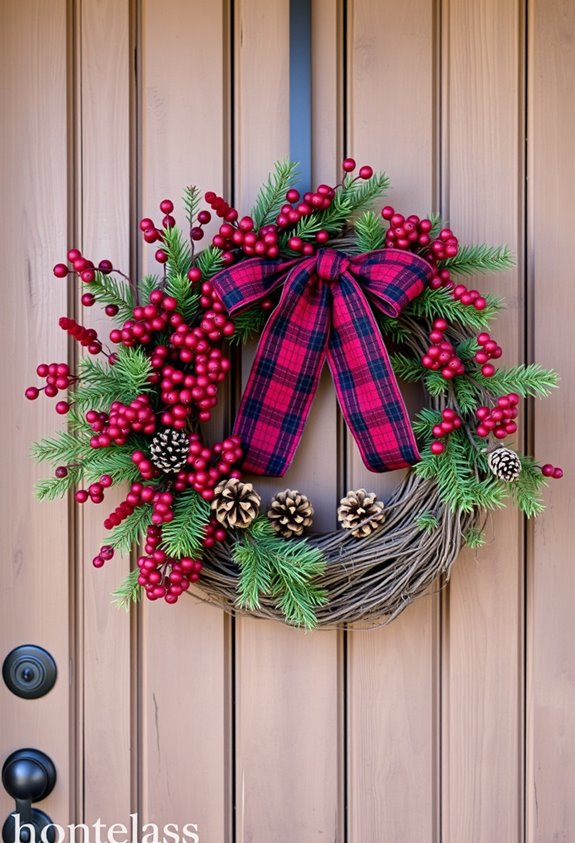 plaid berries timeless holiday textures