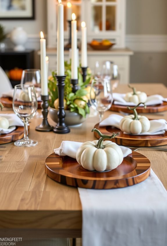 pre set kids thanksgiving table