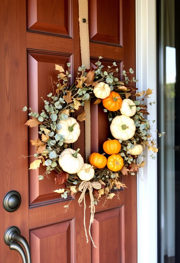 pumpkin wire frame burlap craft