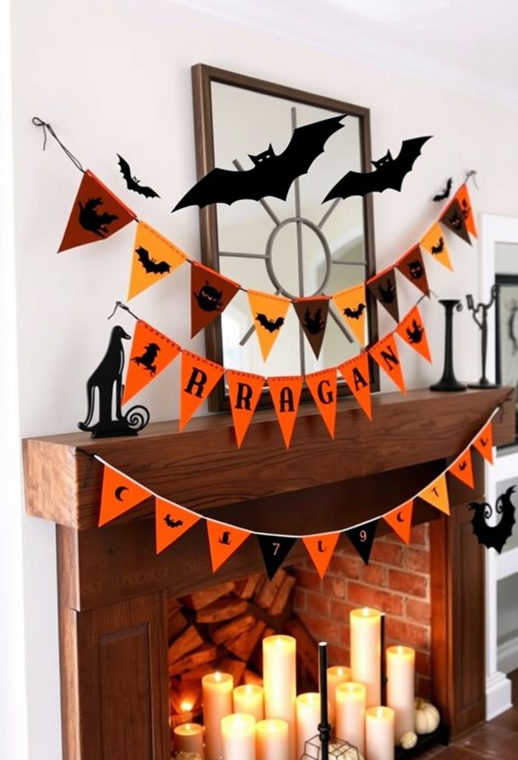 punchy playful spooky banner text