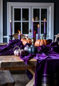 purple halloween decor ideas
